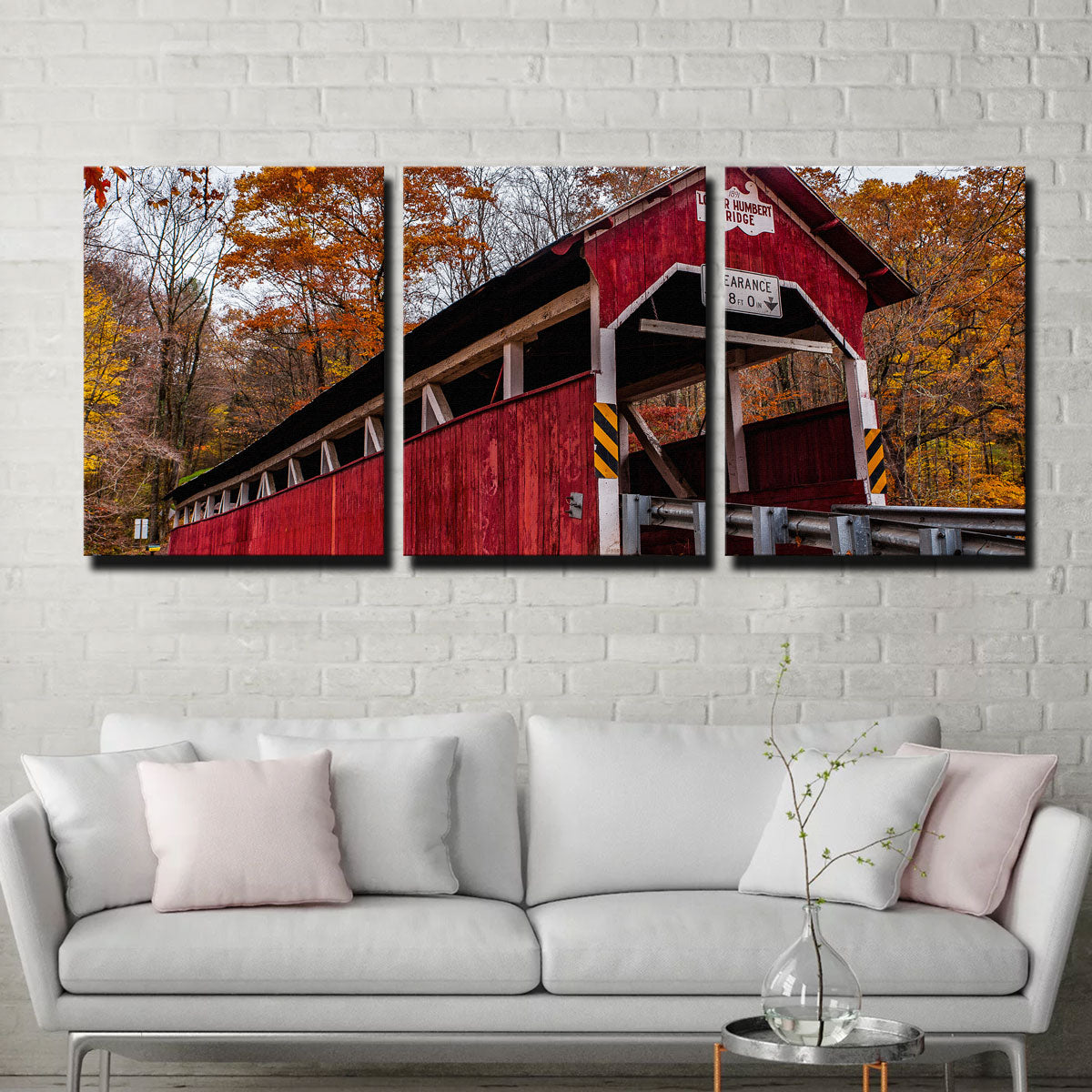 Historic Lower Humbert Covered Bridge Wall Art