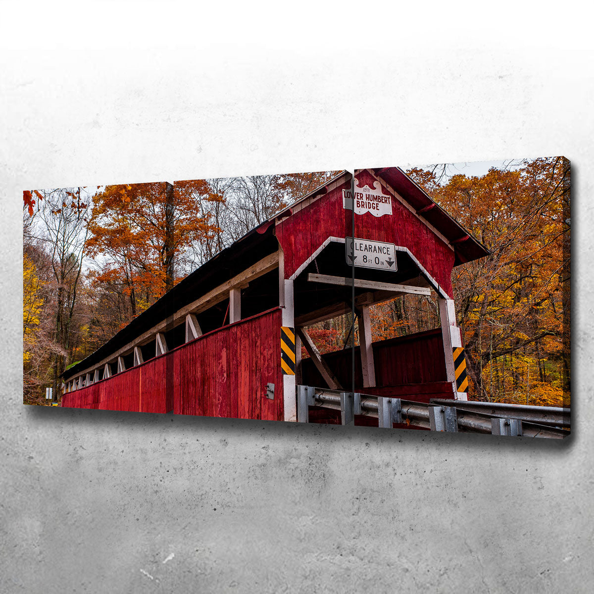 Historic Lower Humbert Covered Bridge Wall Art