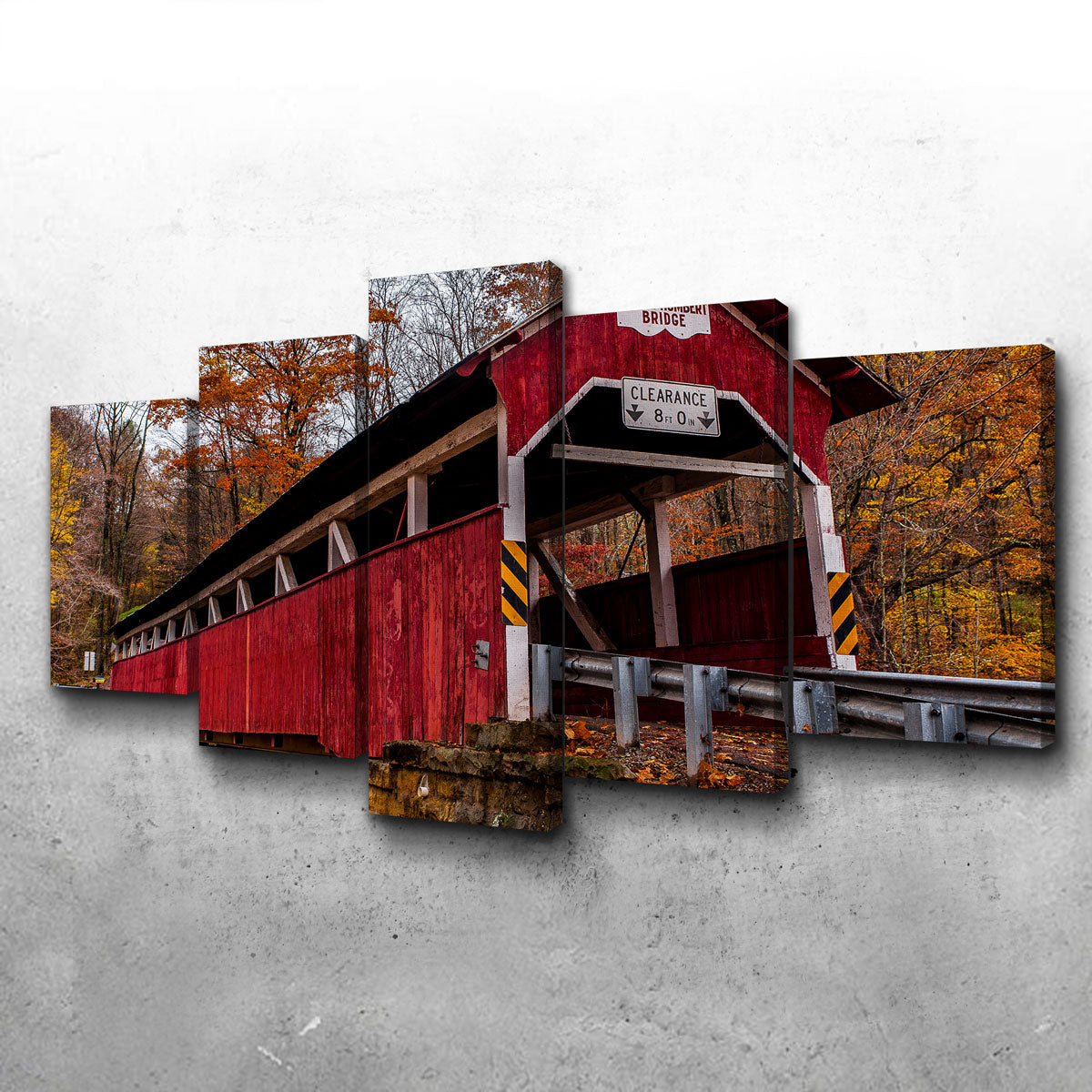 Historic Lower Humbert Covered Bridge Wall Art