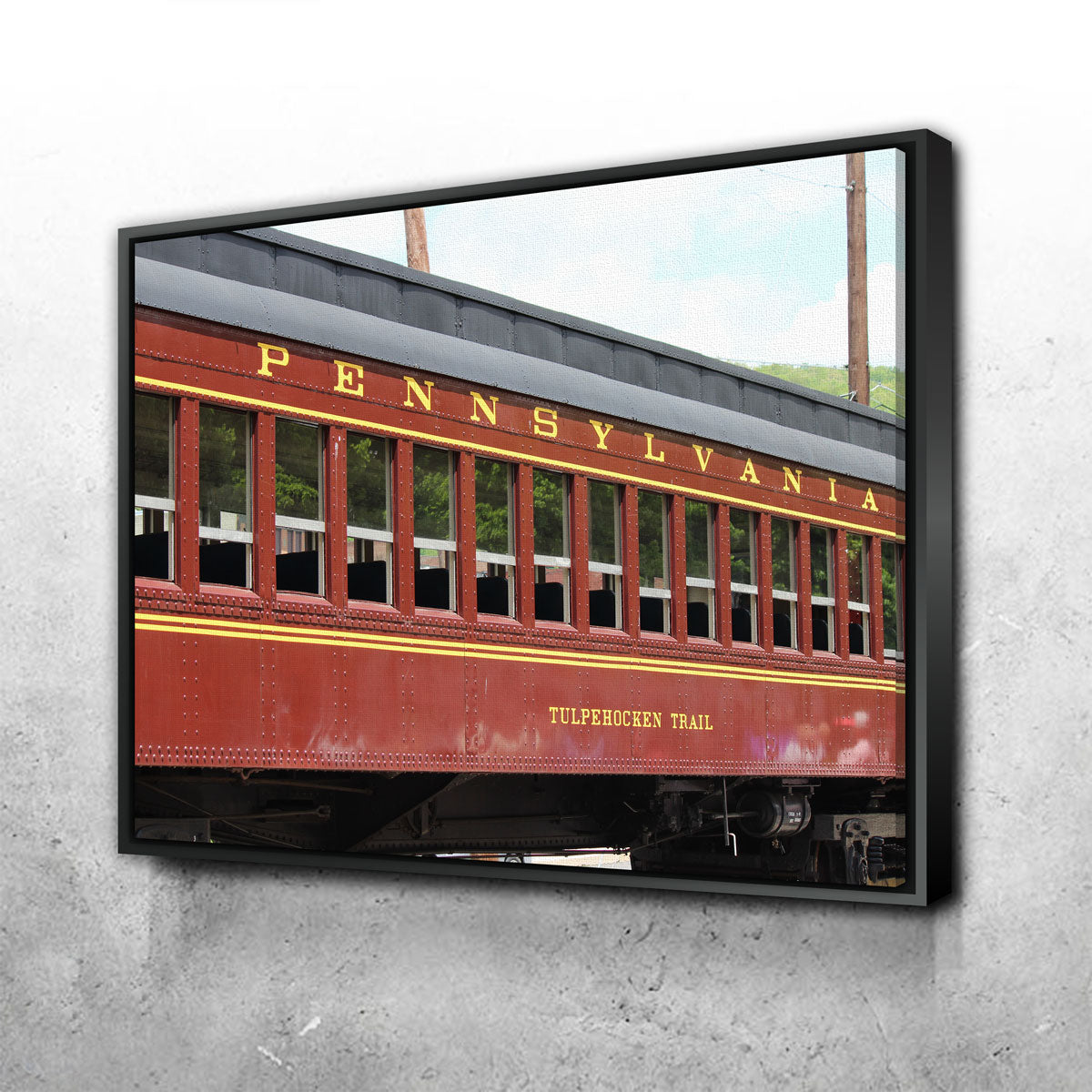 Historic Railroad Car Wall Art