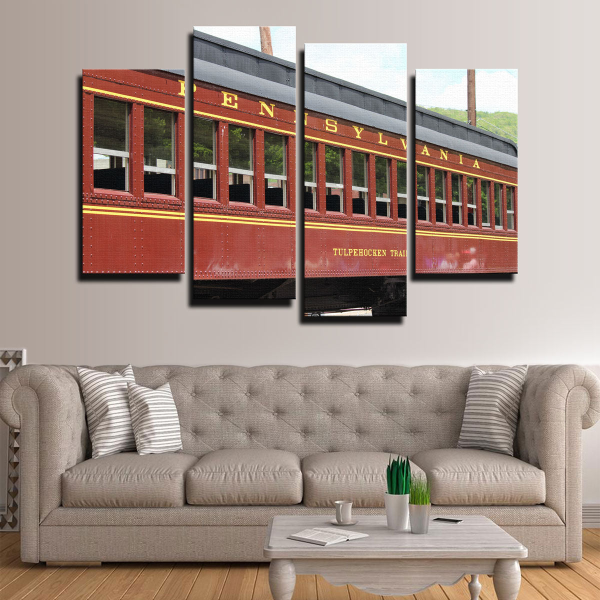 Historic Railroad Car Wall Art