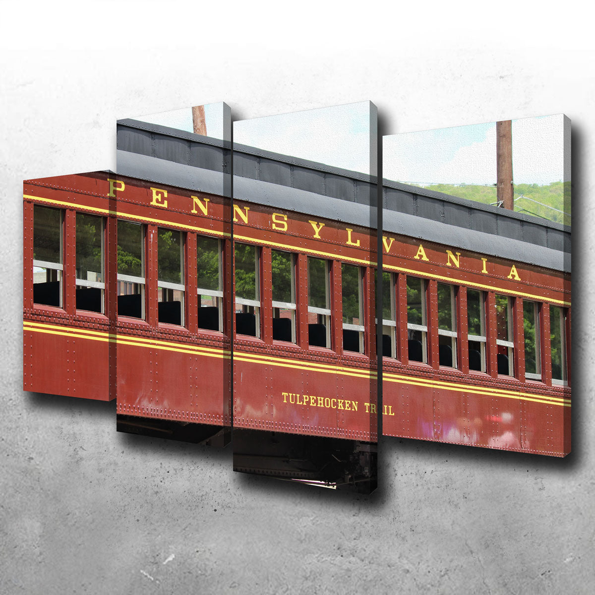 Historic Railroad Car Wall Art