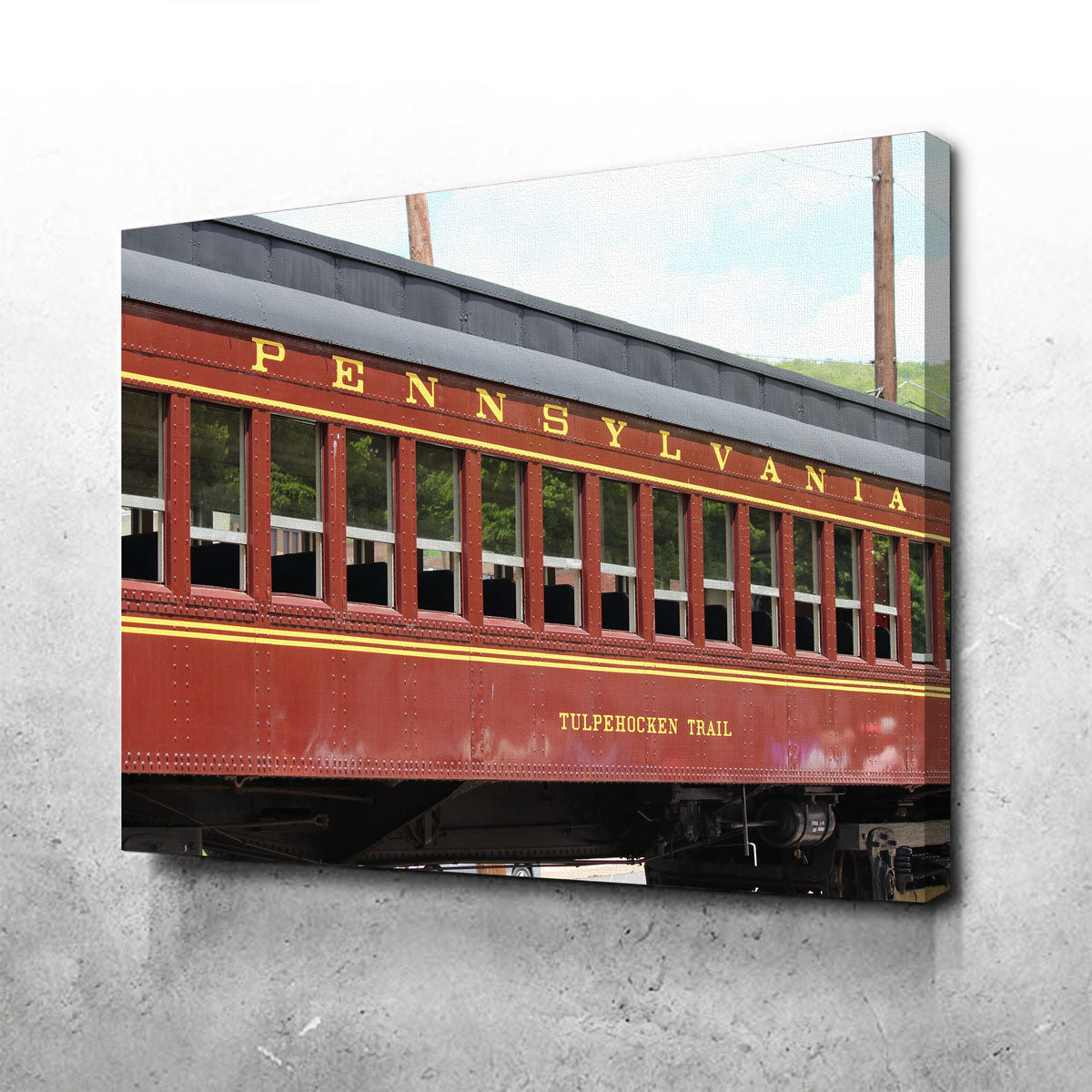Historic Railroad Car Wall Art
