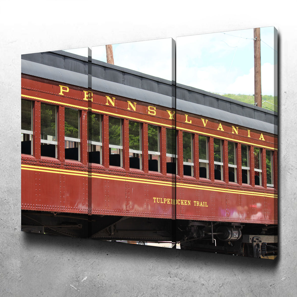 Historic Railroad Car Wall Art