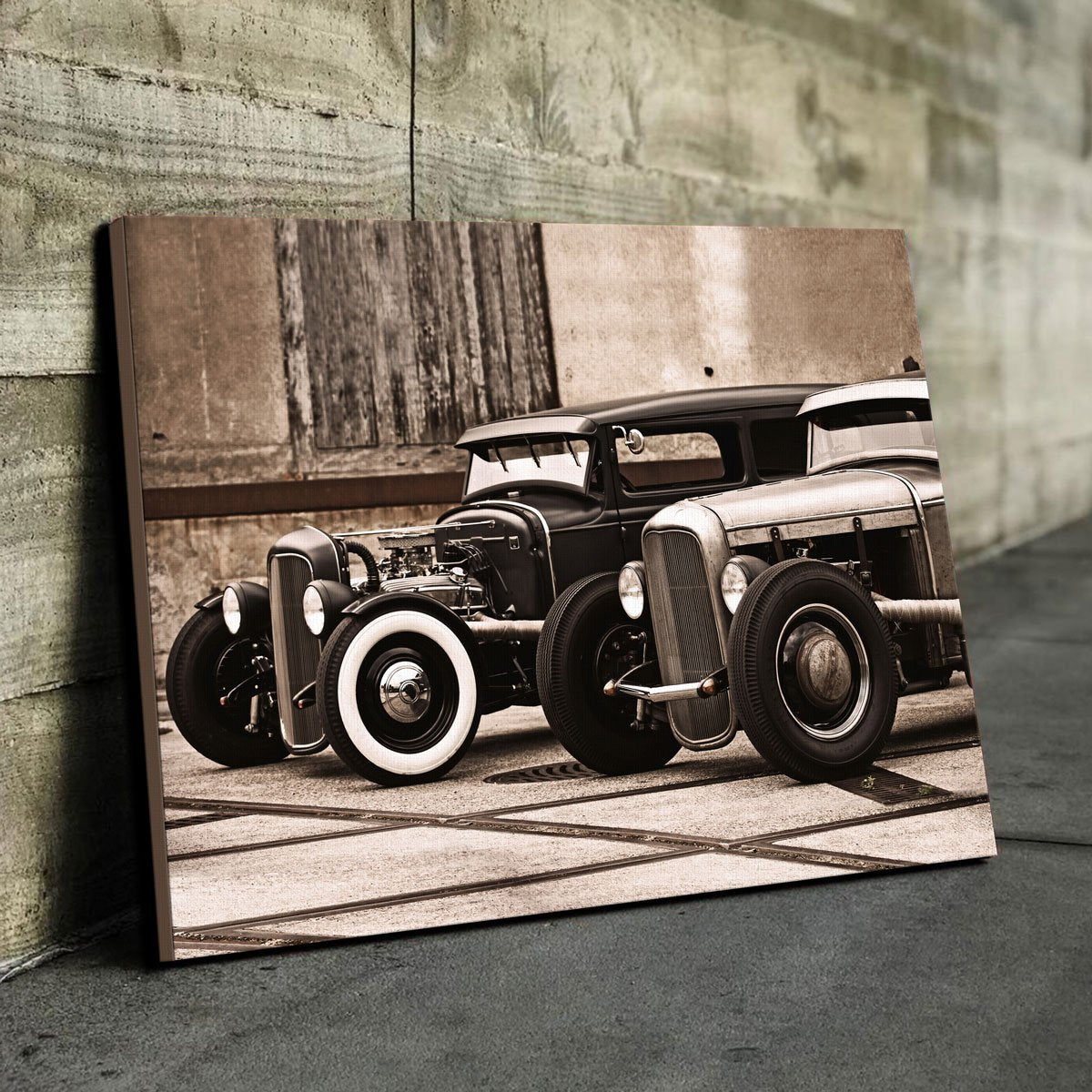 Hot Rods Canvas Set