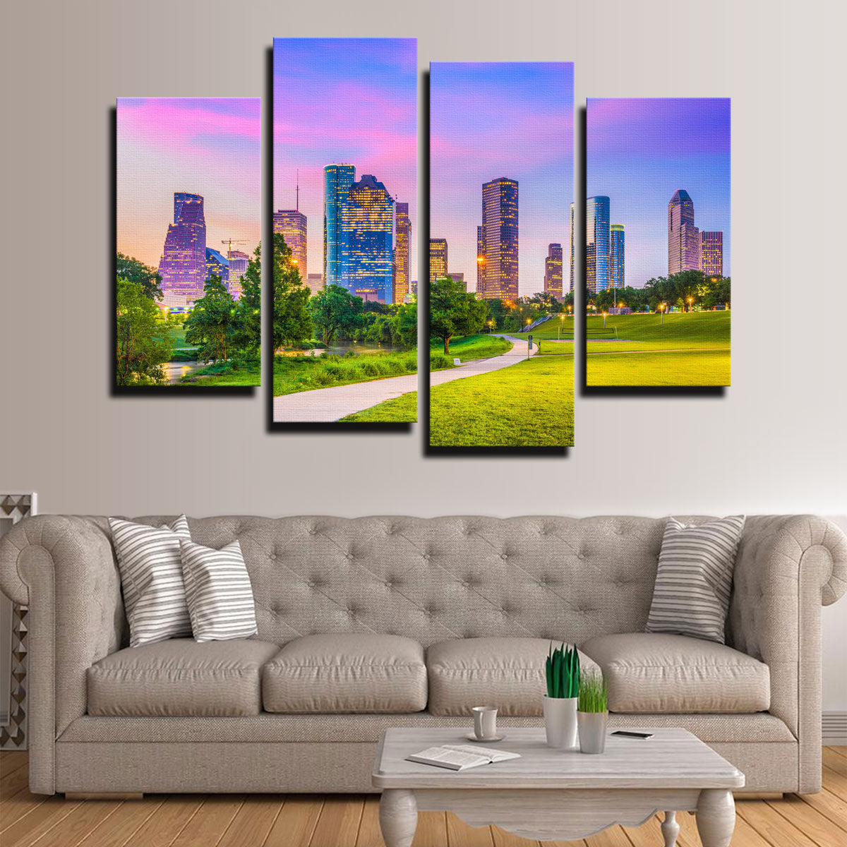 Houston Cityscape Wall Art