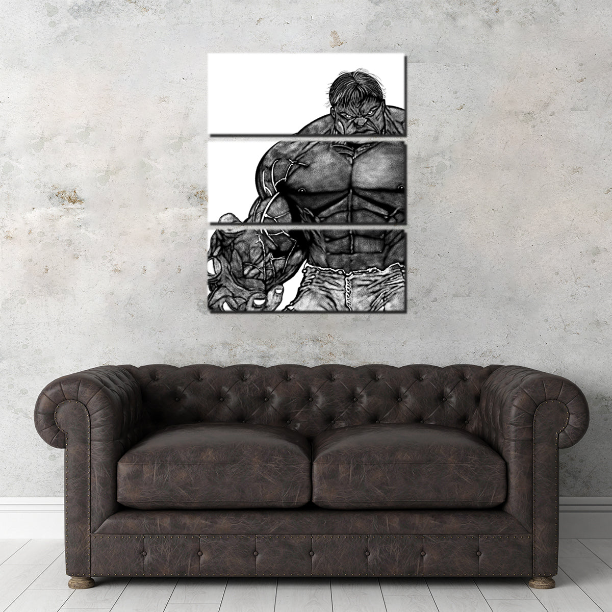 Hulk Sketch Wall Art