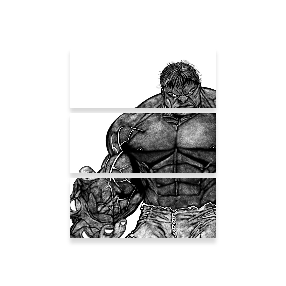 Hulk Sketch Wall Art