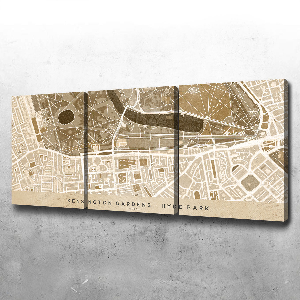 Hyde Park Map Wall Art