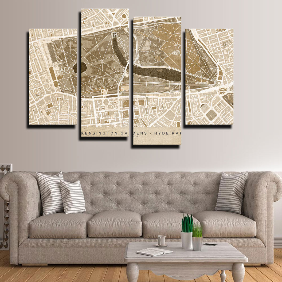 Hyde Park Map Wall Art