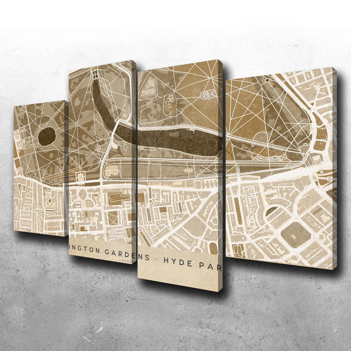 Hyde Park Map Wall Art