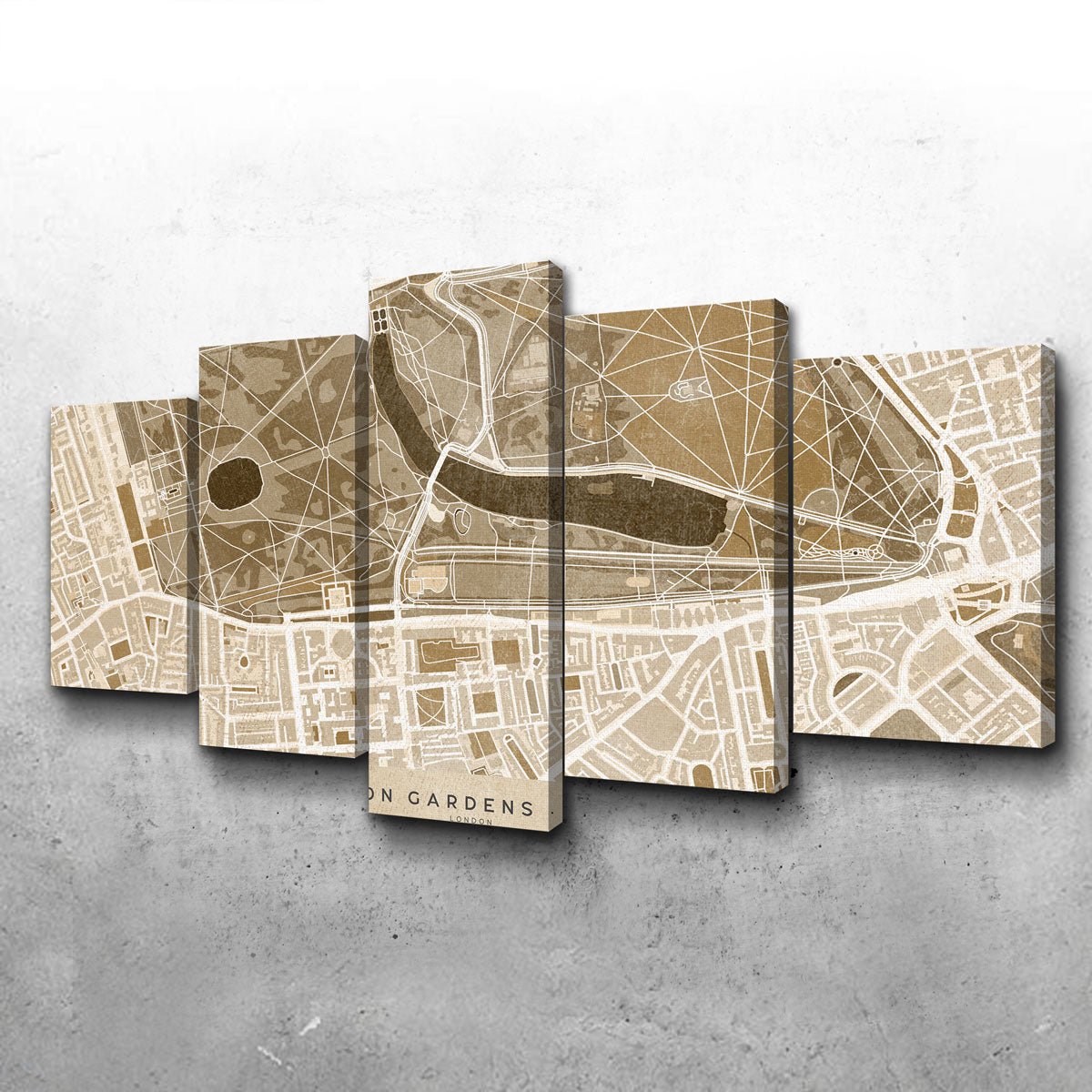 Hyde Park Map Wall Art