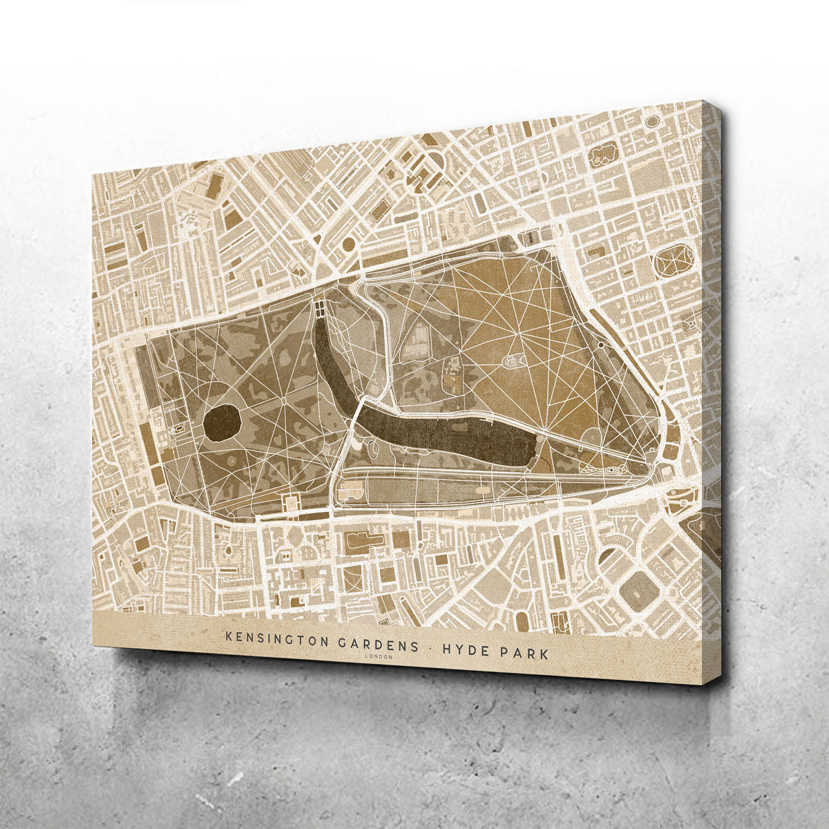 Hyde Park Map Wall Art
