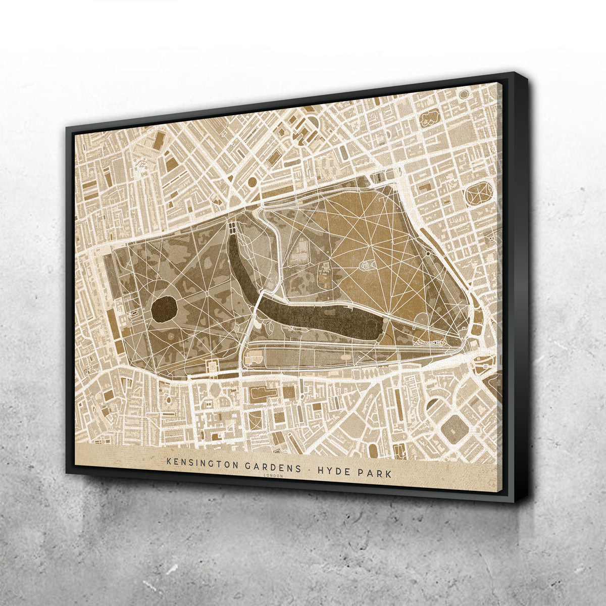 Hyde Park Map Wall Art
