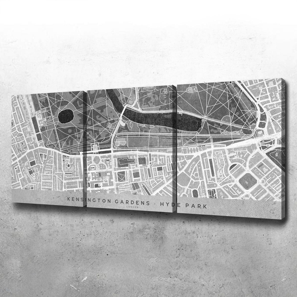 Hyde Park Map 2 Wall Art