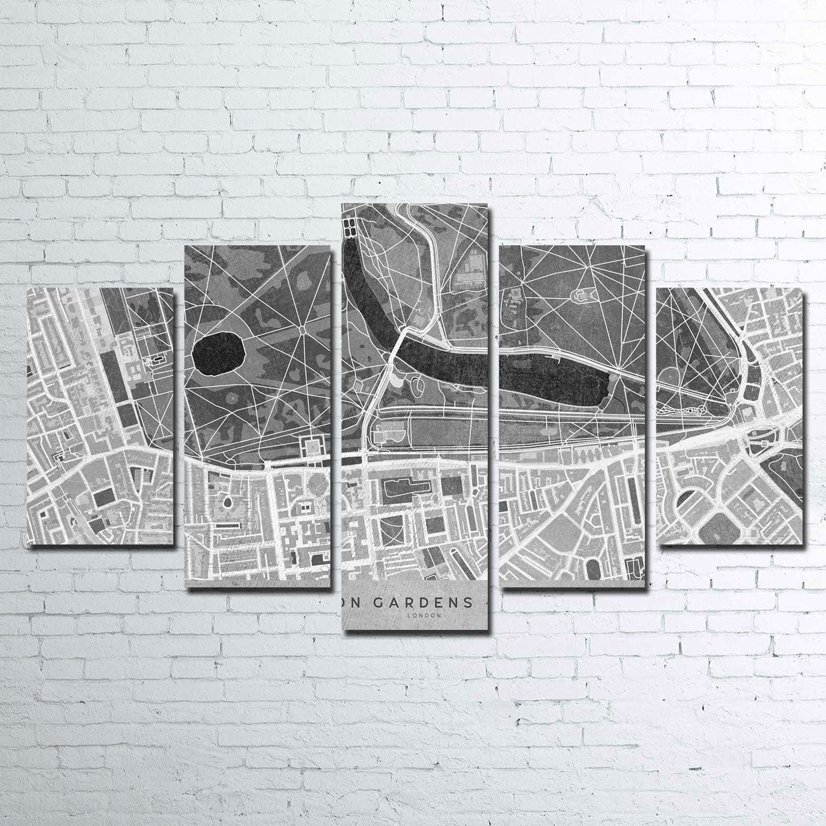 Hyde Park Map 2 Wall Art