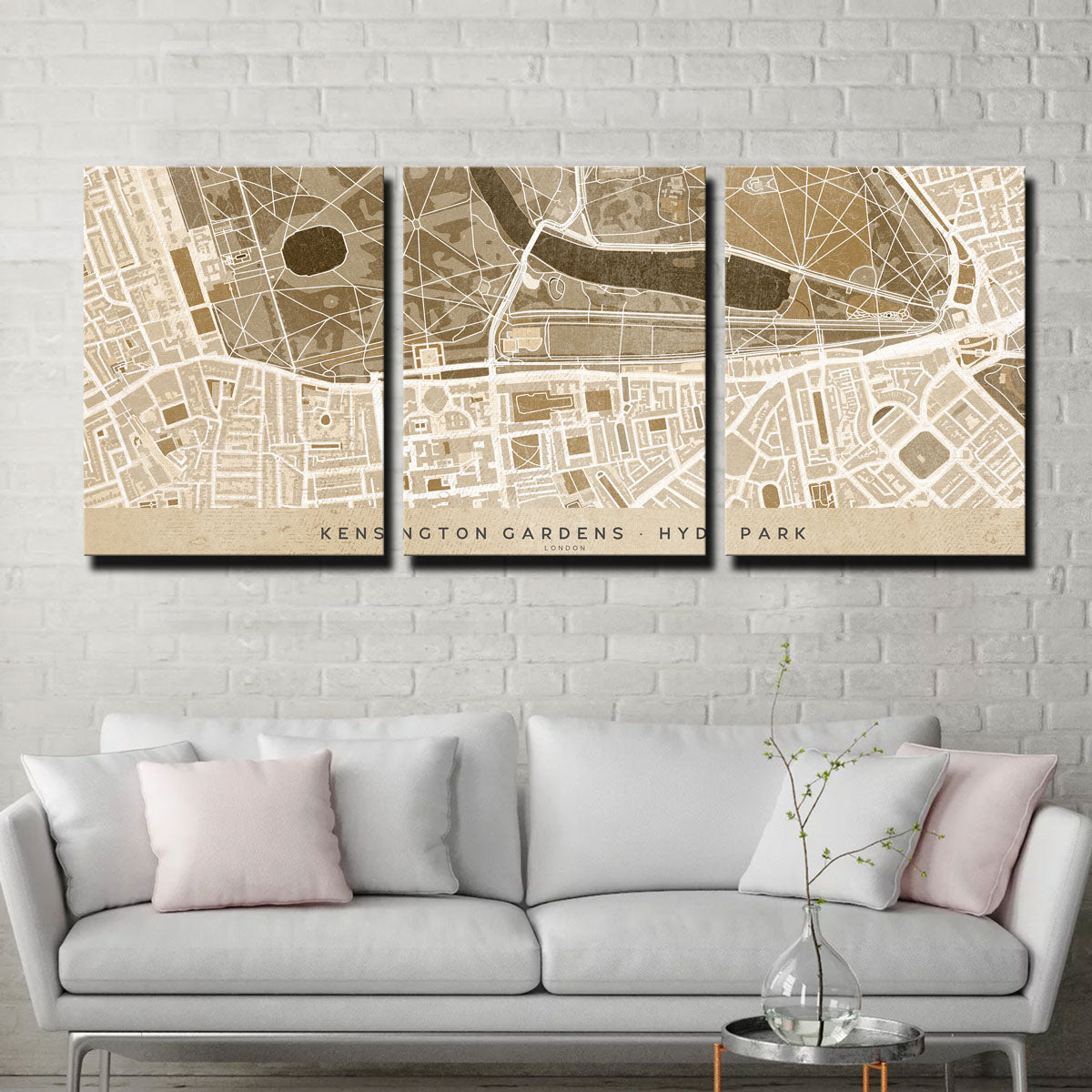 Hyde Park Map Wall Art