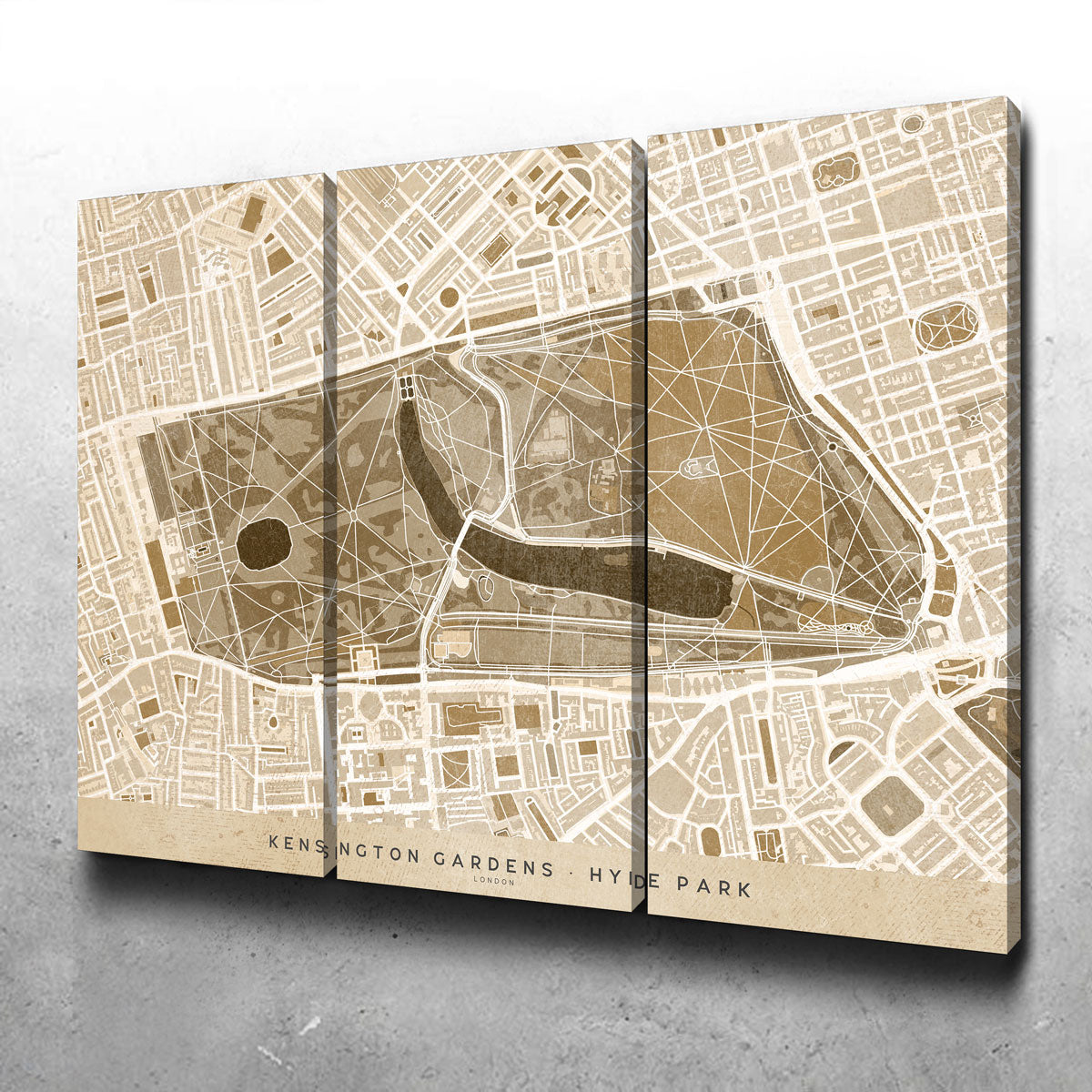 Hyde Park Map Wall Art