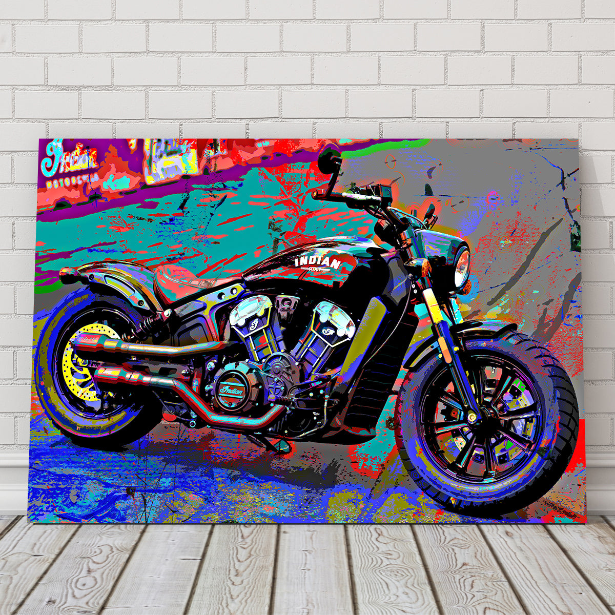 Indian Motorcycle Wall Art