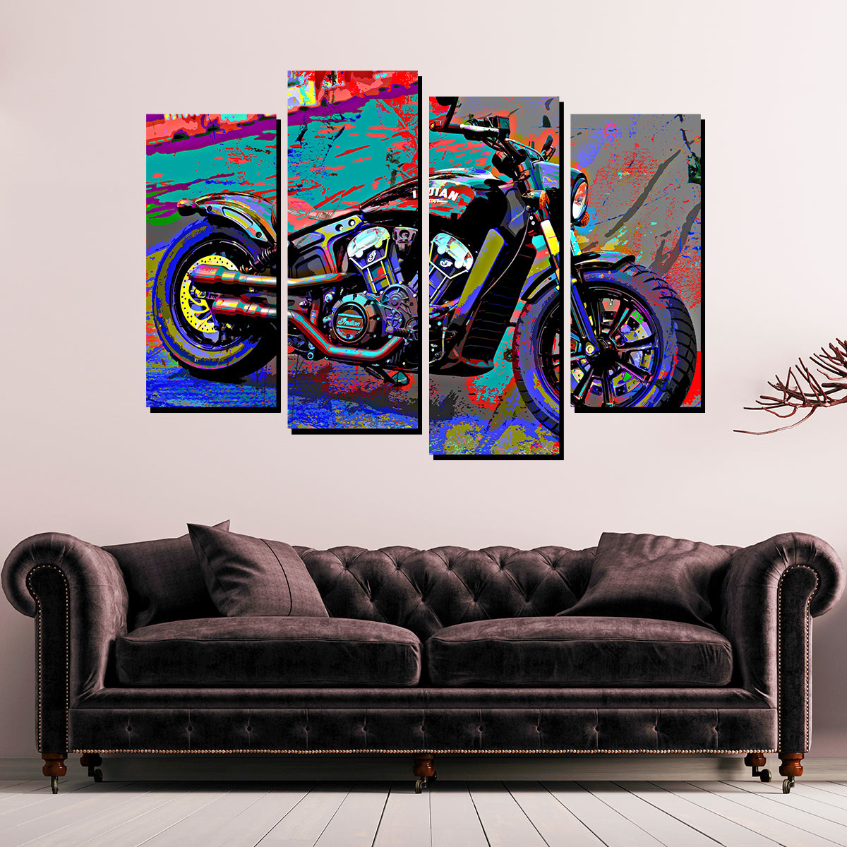 Indian Motorcycle Wall Art
