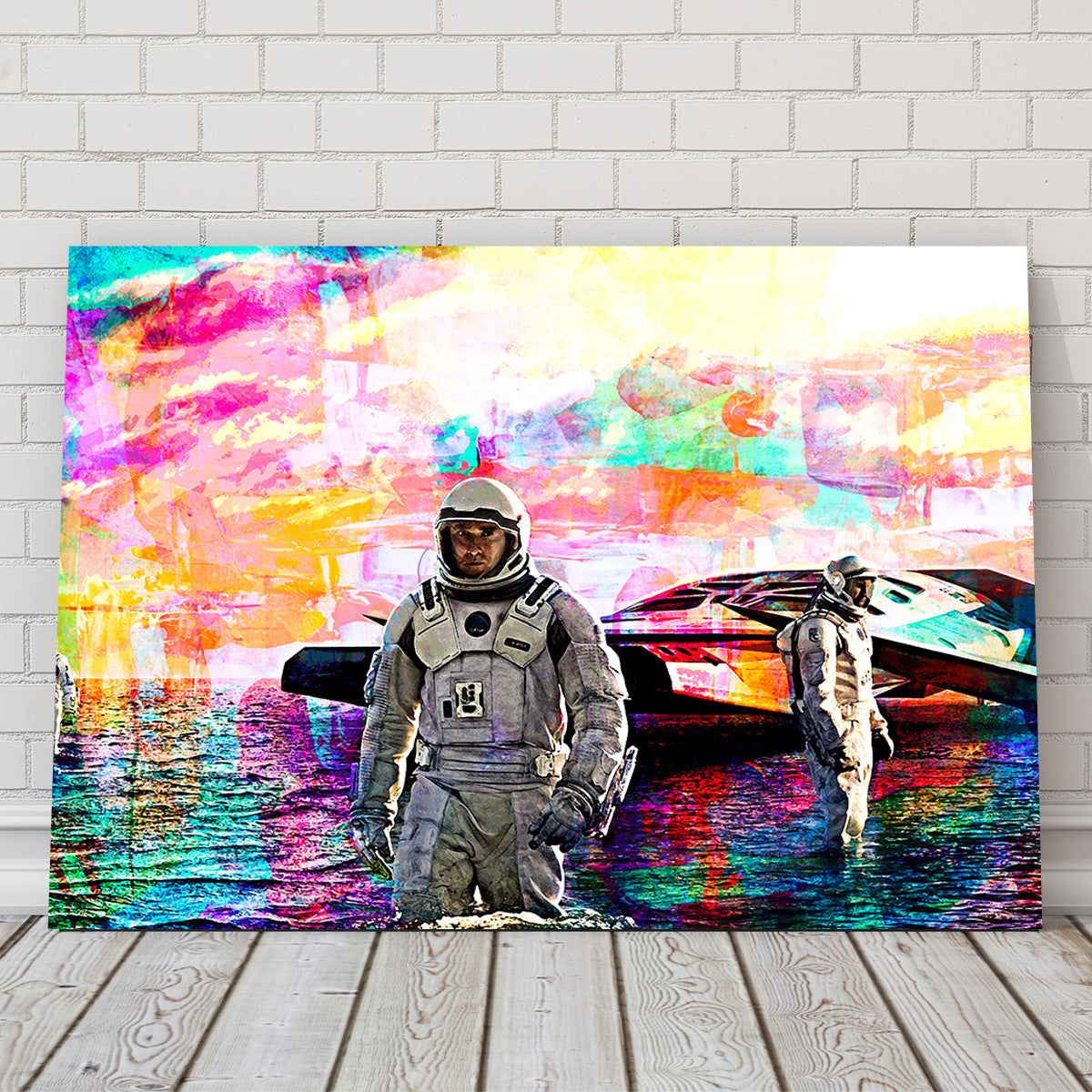 Interstellar Water Landing Wall Art