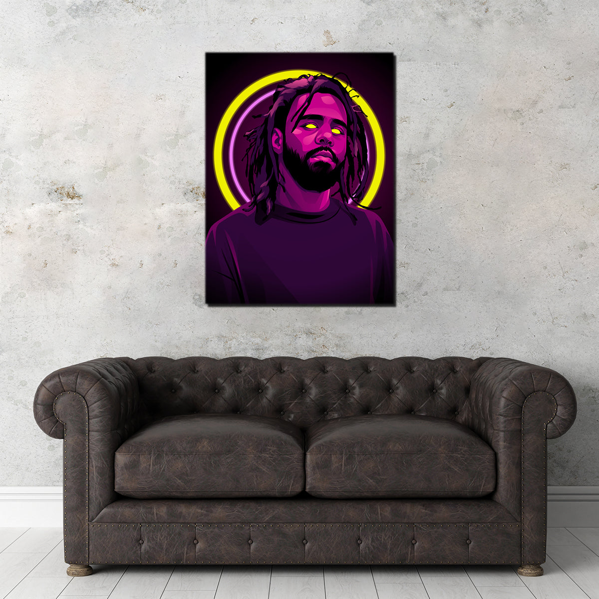 J Cole Wall Art