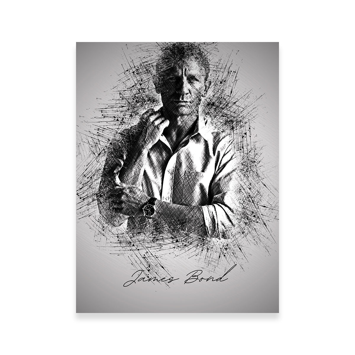 James Bond Sleeves Wall Art