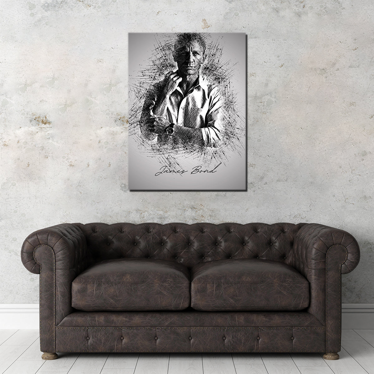 James Bond Sleeves Wall Art