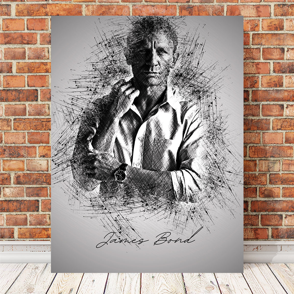 James Bond Sleeves Wall Art