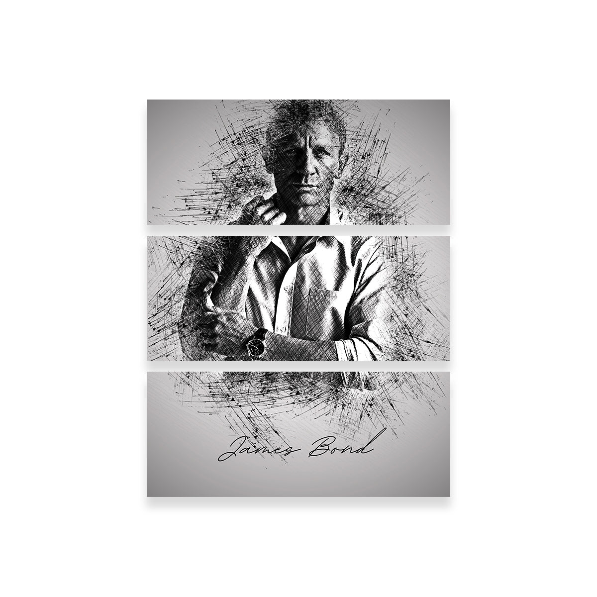 James Bond Sleeves Wall Art