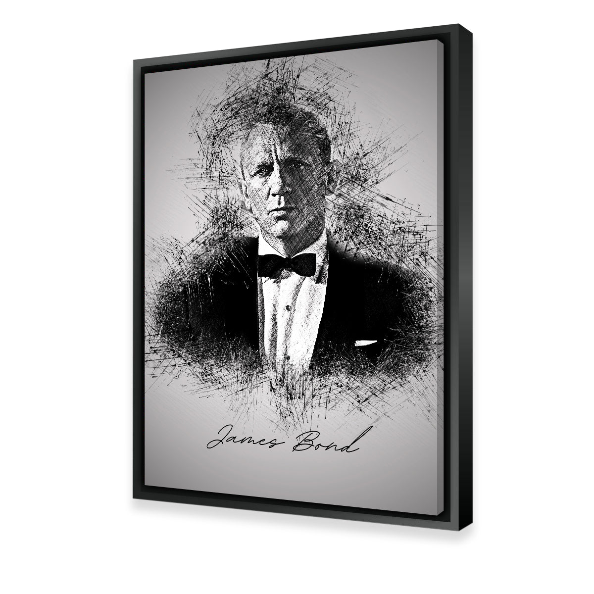 James Bond Tux Wall Art