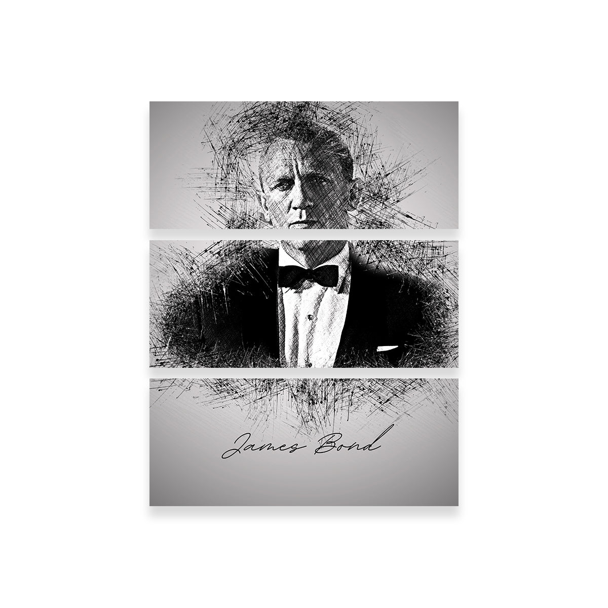 James Bond Tux Wall Art