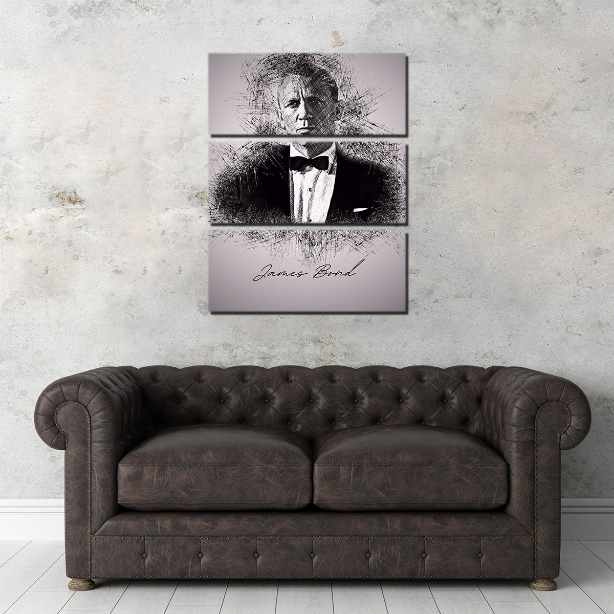 James Bond Tux Wall Art