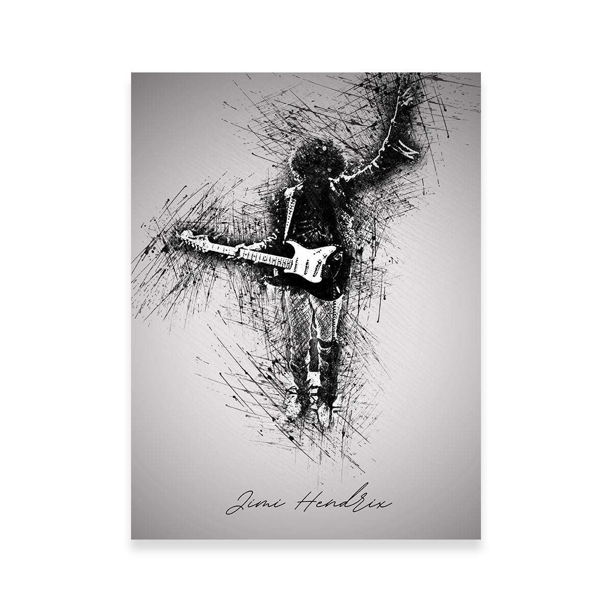 Jimi Hendrix Iconic Wall Art