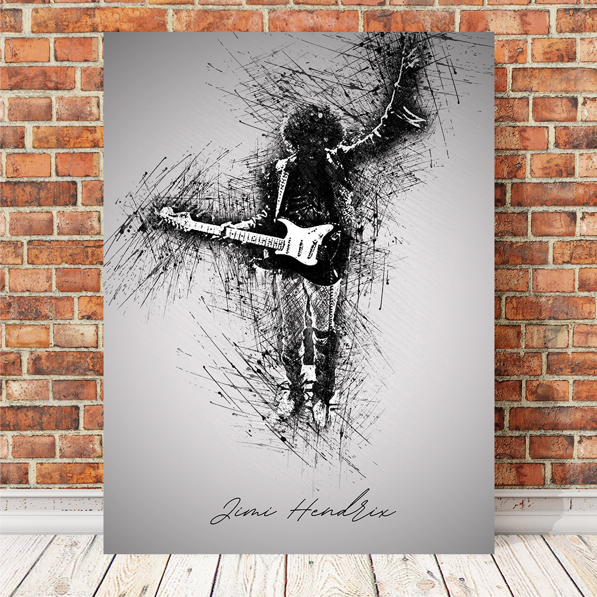 Jimi Hendrix Iconic Wall Art
