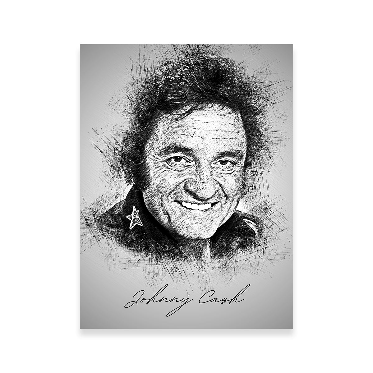 Johnny Cash Wall Art