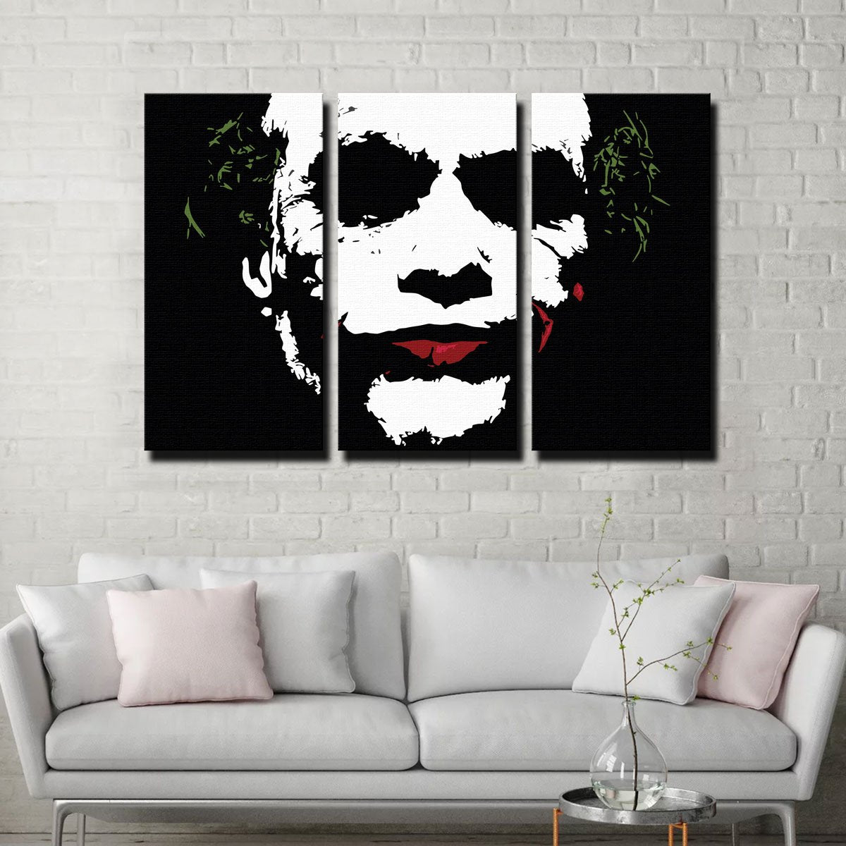 Joker Splatter Wall Art