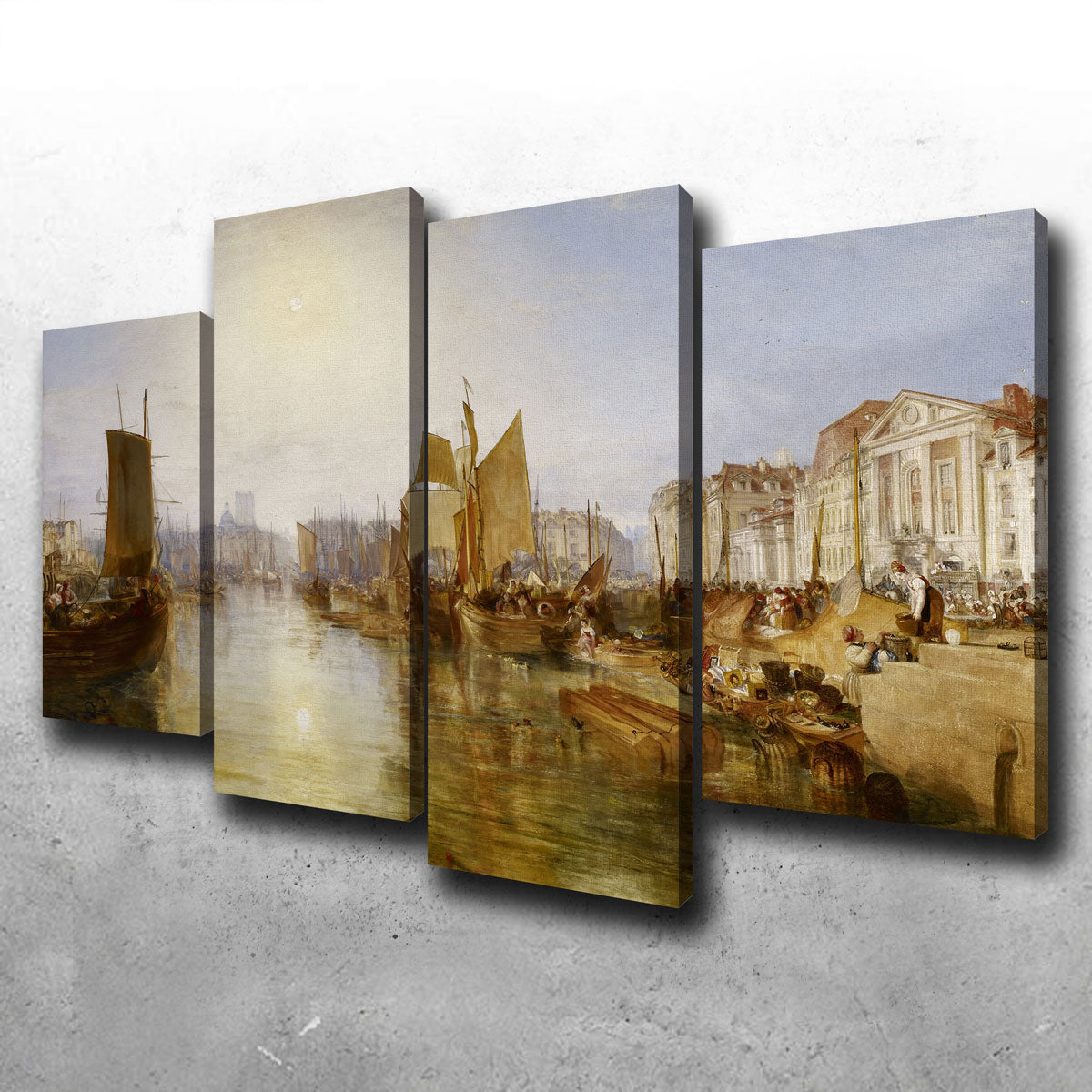 The Harbor of Dieppe Wall Art