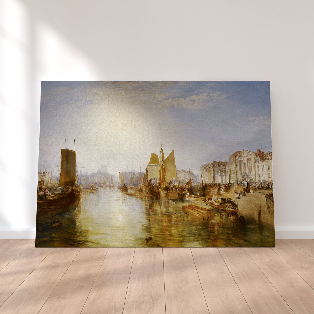 The Harbor of Dieppe Wall Art