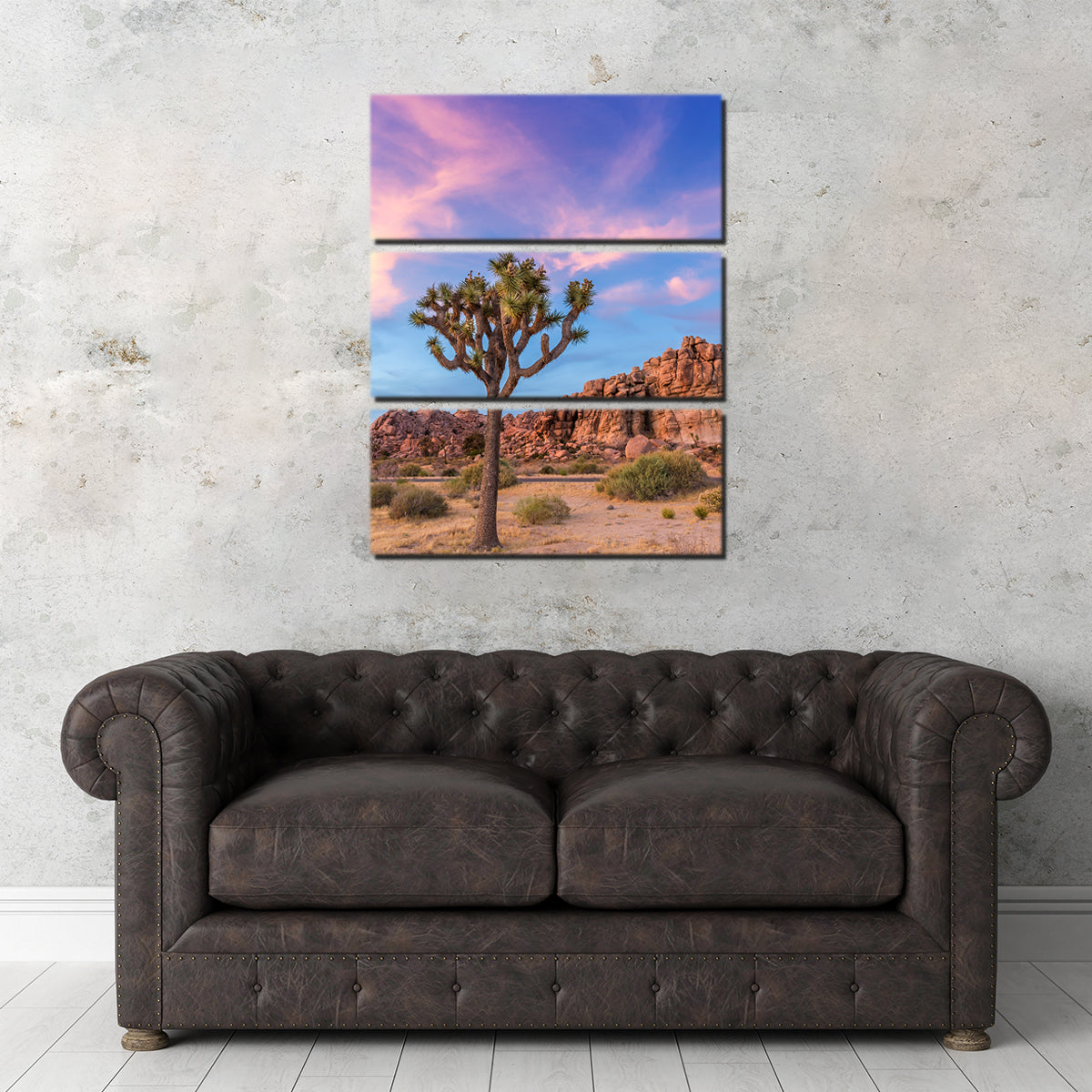 Joshua Tree Evening Atmosphere Wall Art