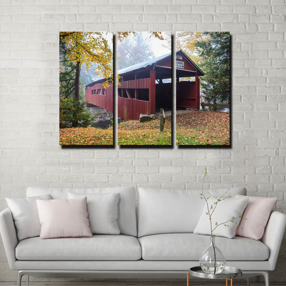 Josiah Hess Covered Bridge Wall Art
