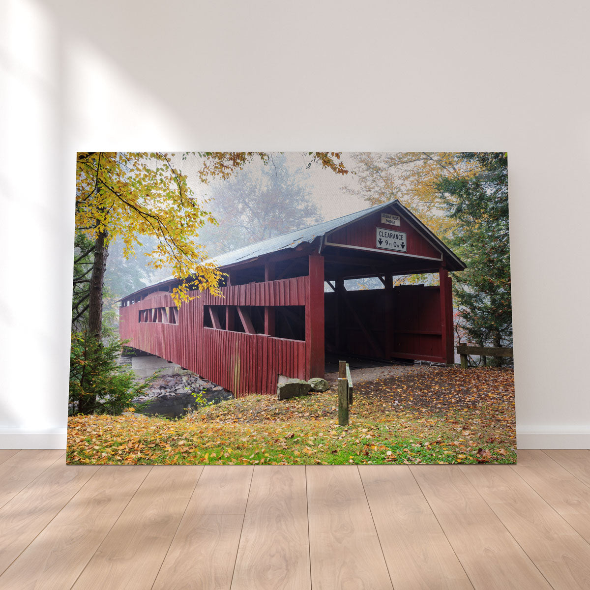 Josiah Hess Covered Bridge Wall Art