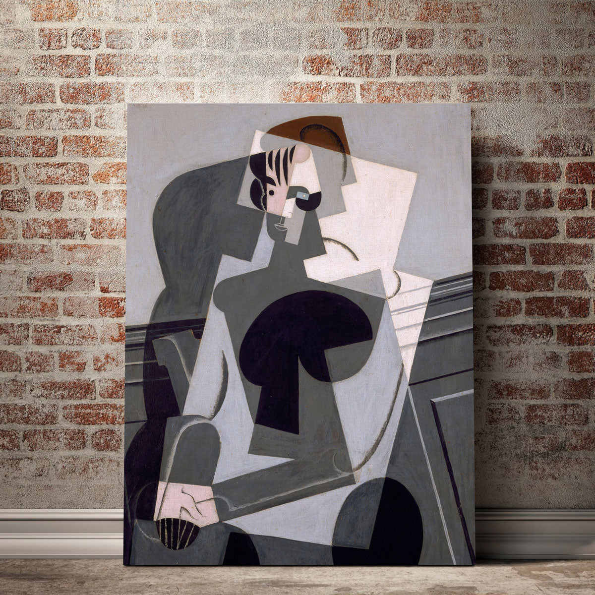 Portrait de Madame Josette Gris Wall Art