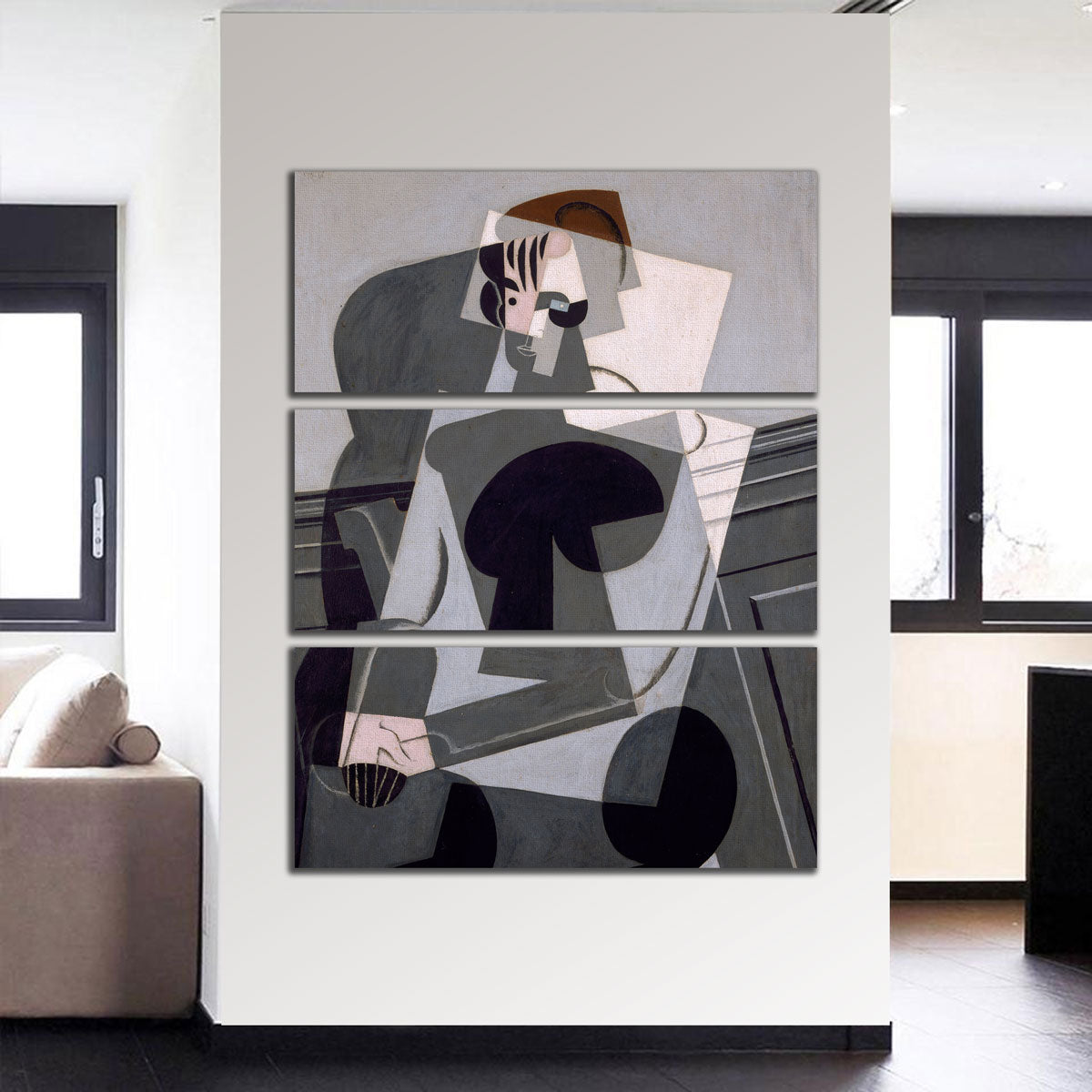 Portrait de Madame Josette Gris Wall Art