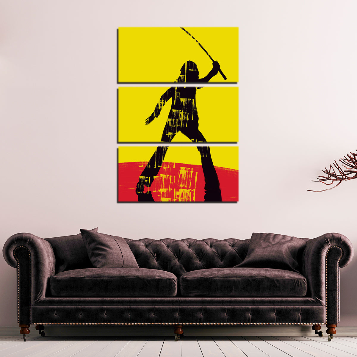 Kill Bill Silhouette Wall Art