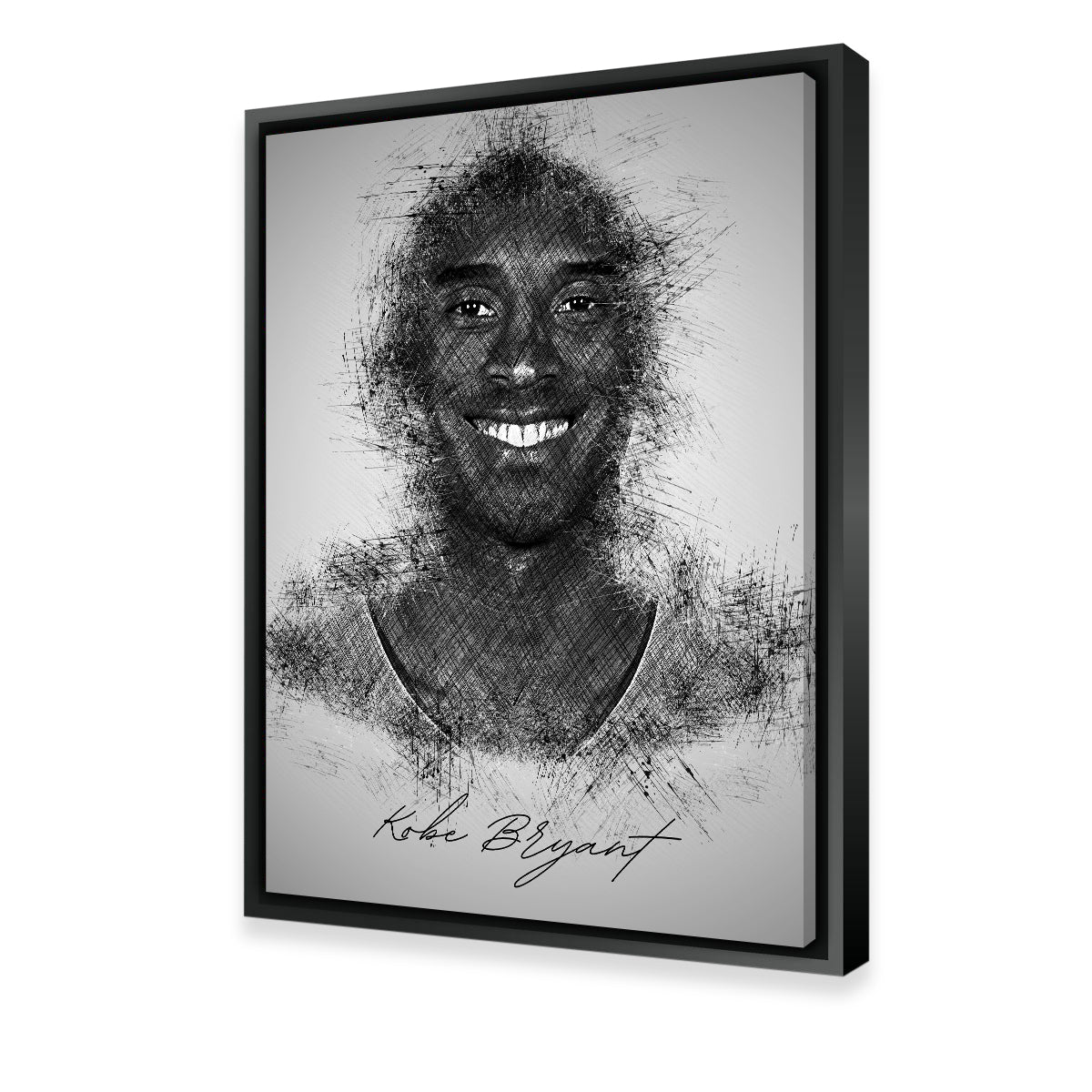 Kobe Bryant Sketch Wall Art