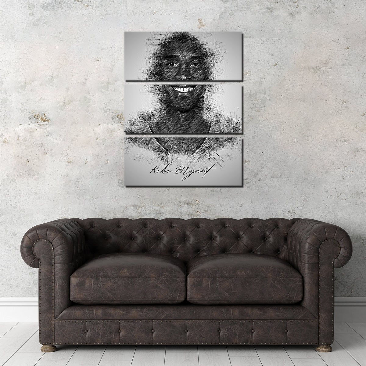 Kobe Bryant Sketch Wall Art