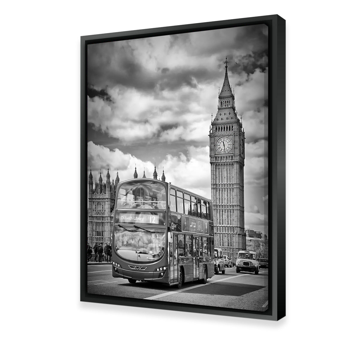London Houses Of Parliament And Traffic Wall Art