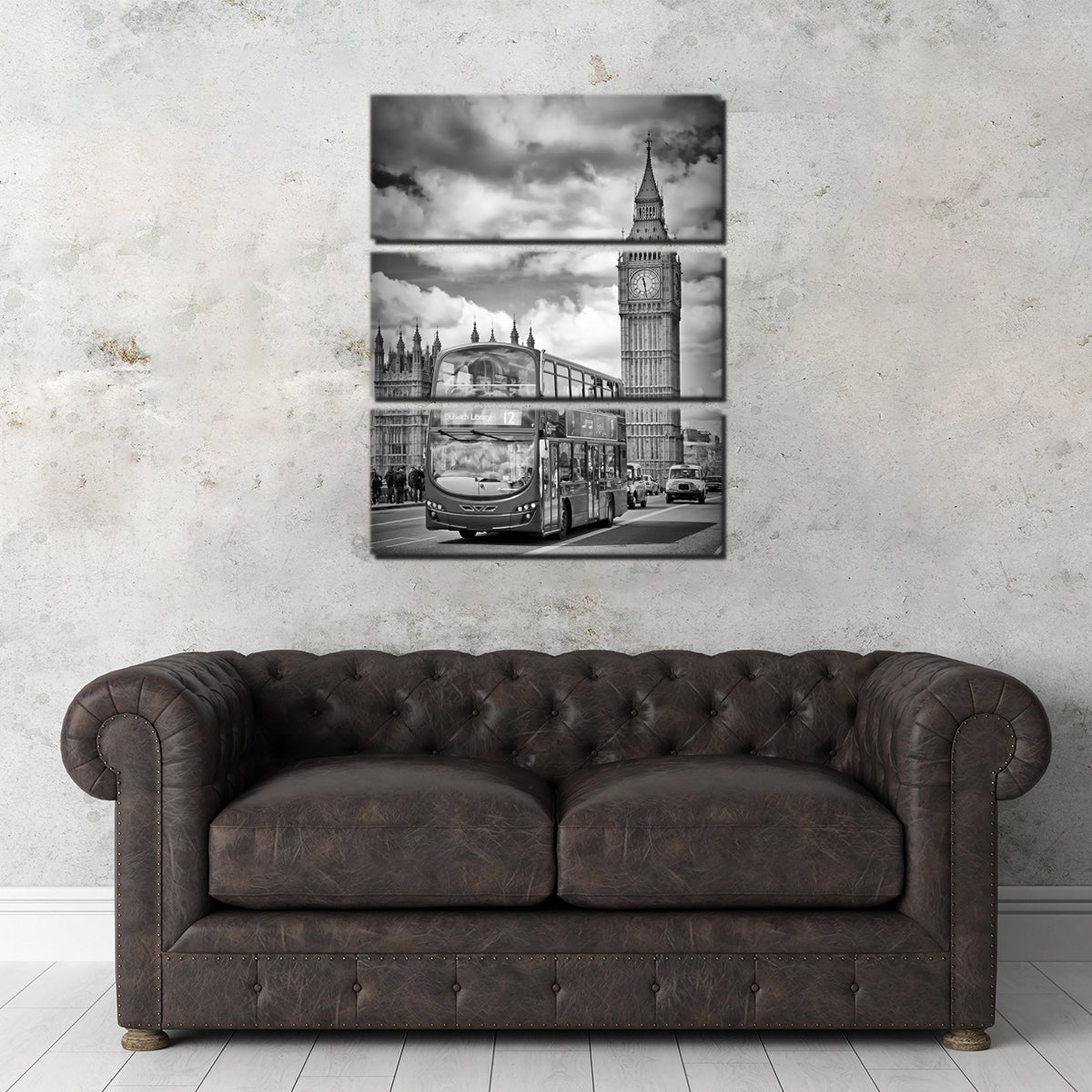 London Houses Of Parliament And Traffic Wall Art