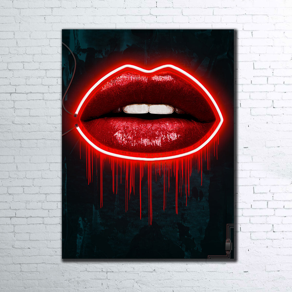 Lv Lips Wall Art